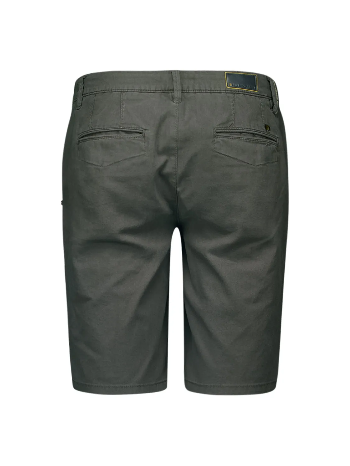 Short With Linen Garment Dyed | Steel