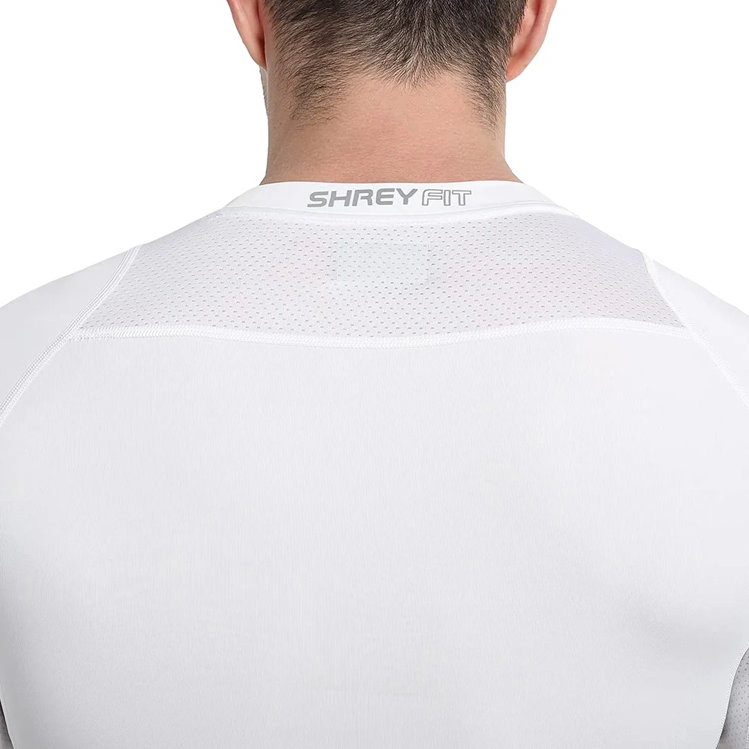 Shrey 1756 Intense Compressions Long Sleeve Top ,White