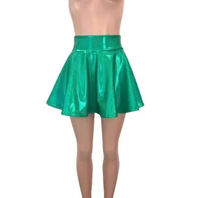 Skater Skirt - Green Sparkle