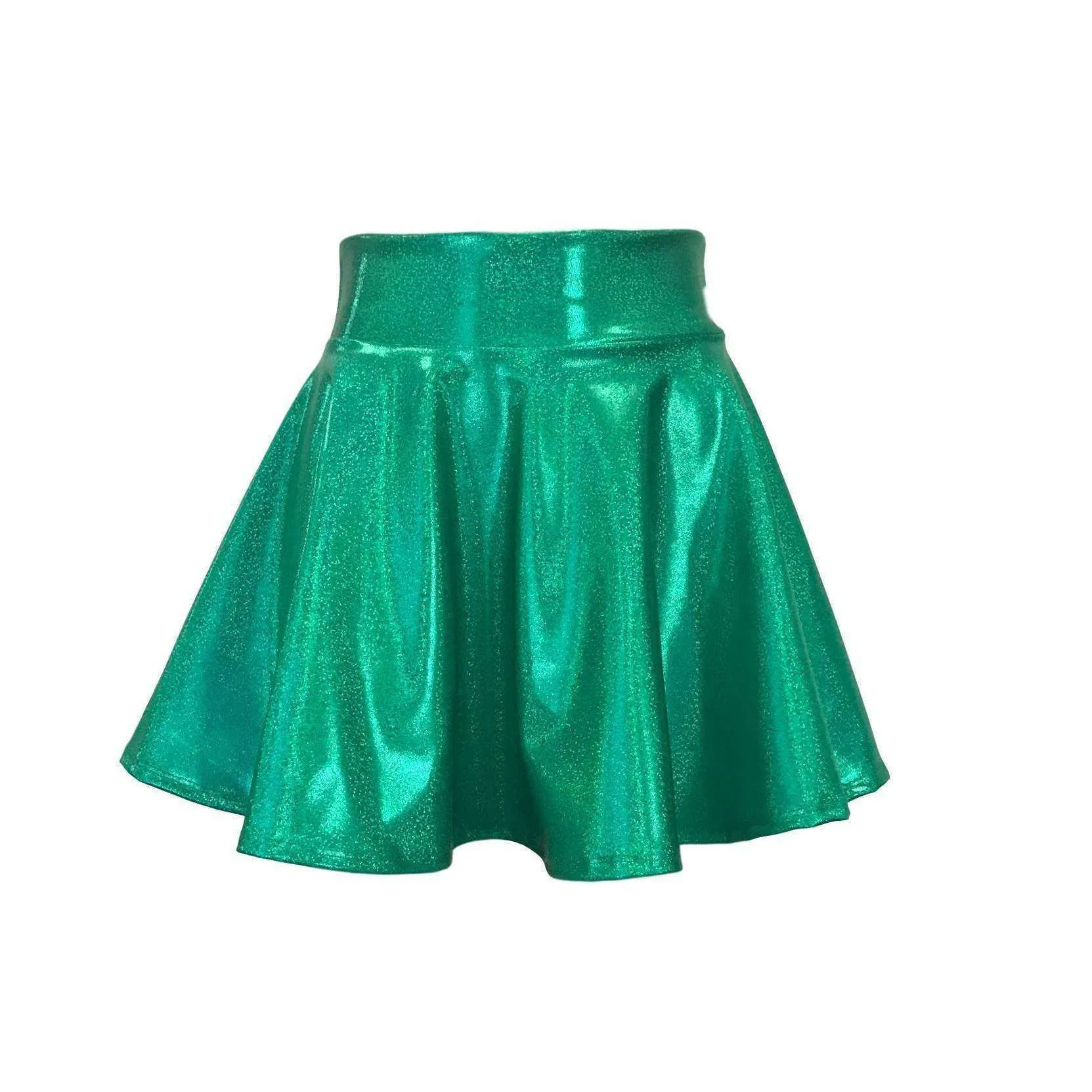 Skater Skirt - Green Sparkle