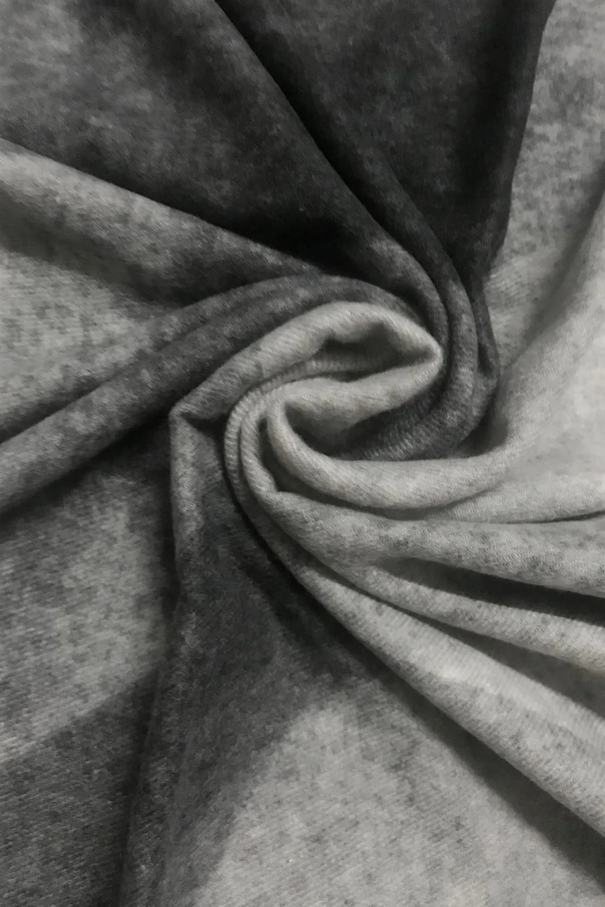 Soft Geo Print Wool Scarf