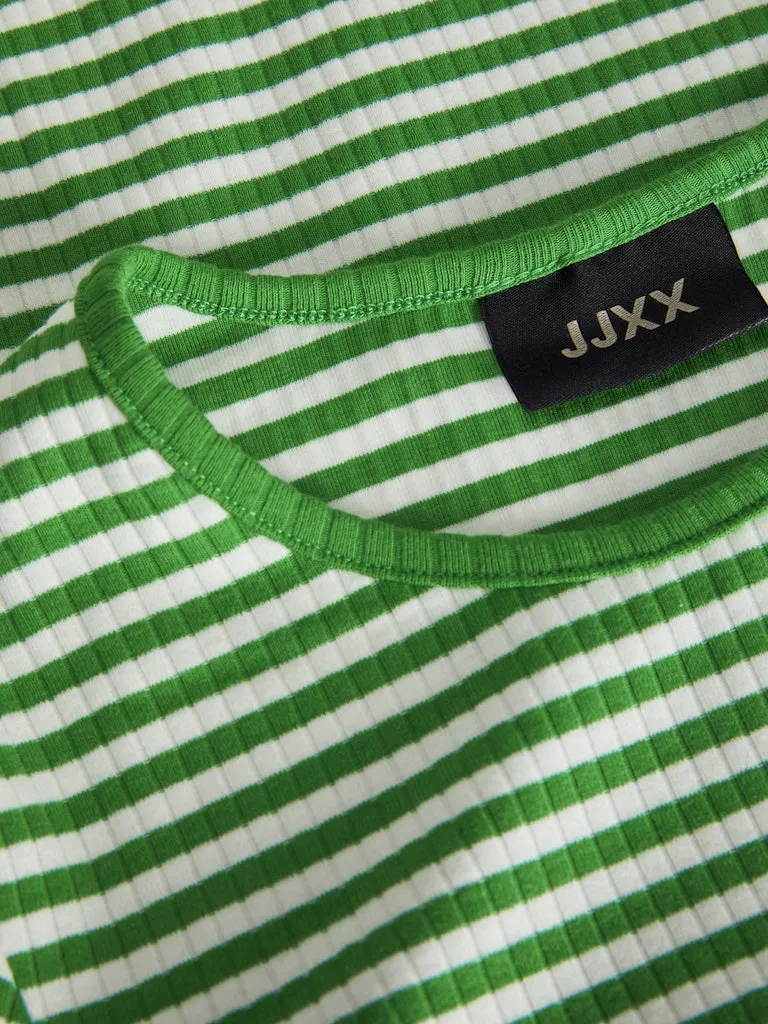Stella Stripe Long Sleeve Tee Fern green