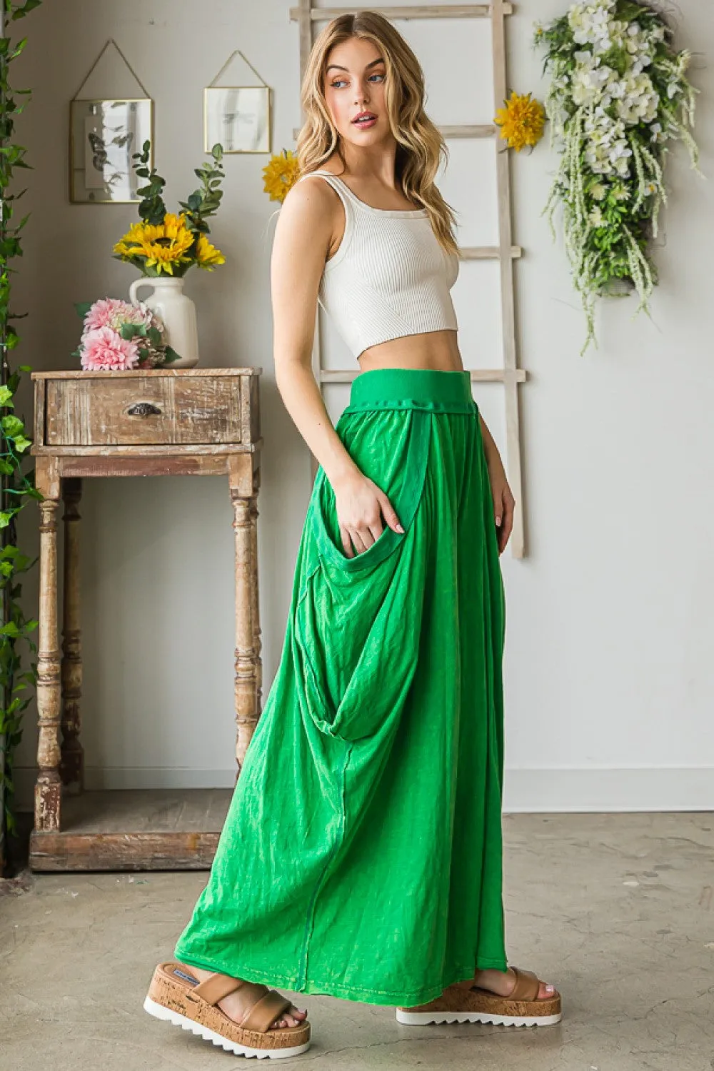 Summer Slumbers Jetty Harem Slouchy Wide Leg Pants