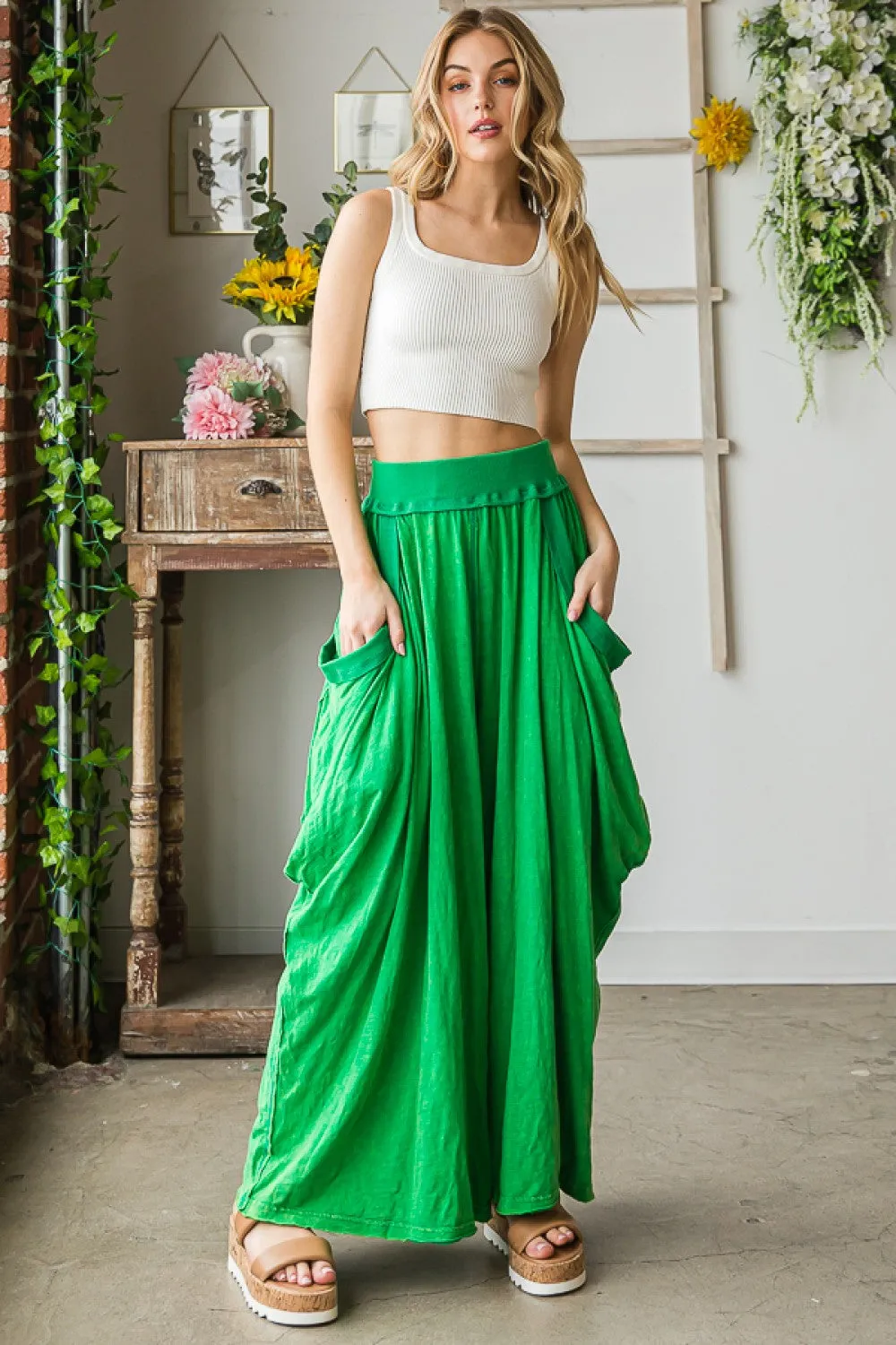 Summer Slumbers Jetty Harem Slouchy Wide Leg Pants