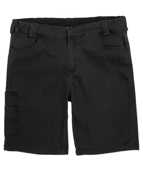 Super-stretch slim chino shorts | Black