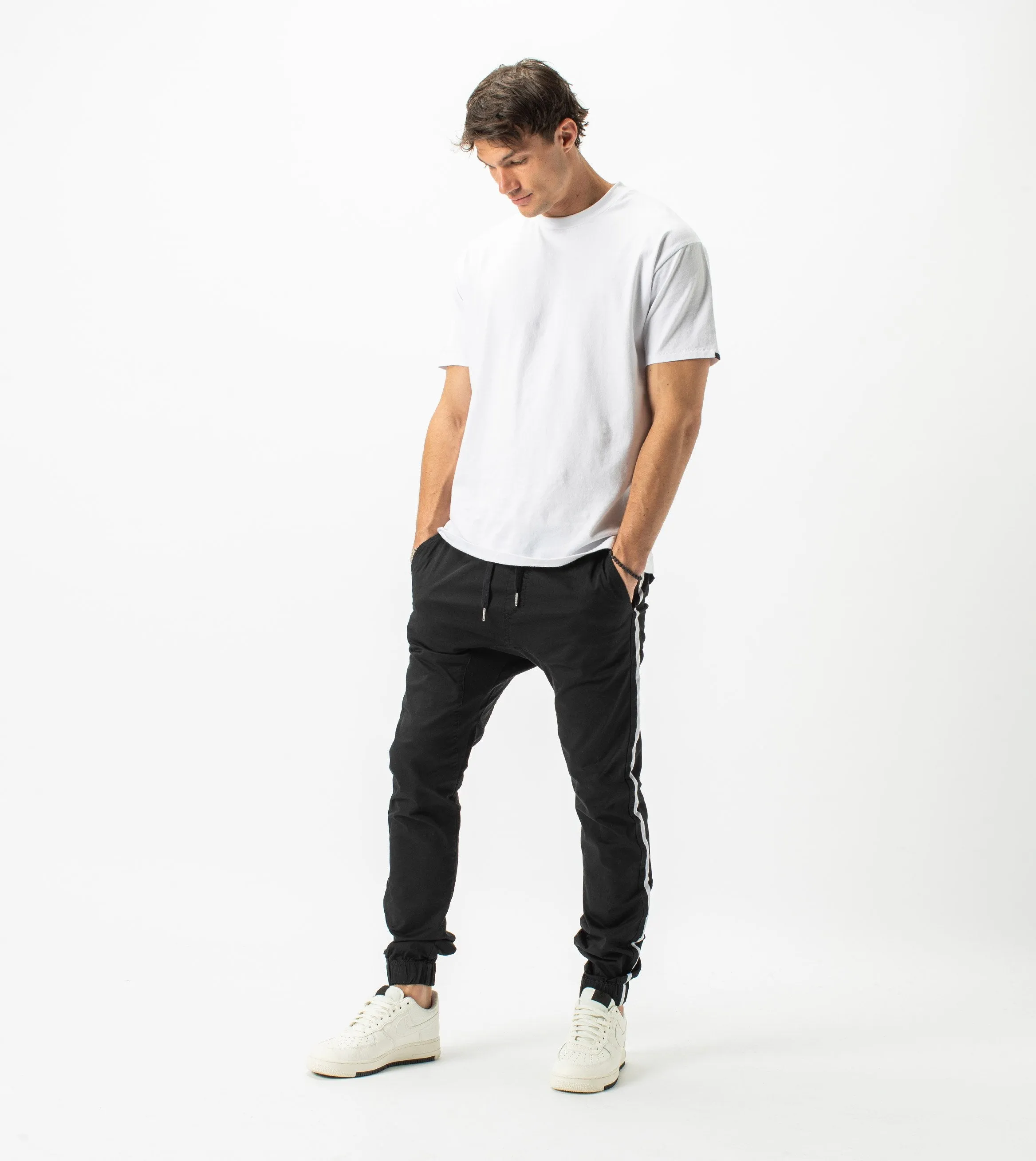 Sureshot Sideline  Lightweight Jogger Black/White - Sale