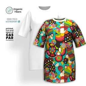 SWEET FREAK mint - T-shirt dress (organic cotton)