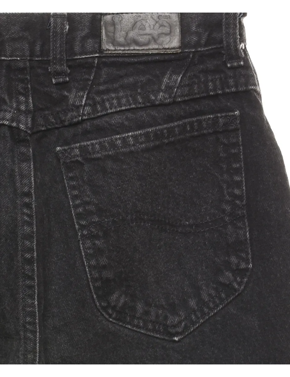 Tapered Black Lee Jeans - W25 L28