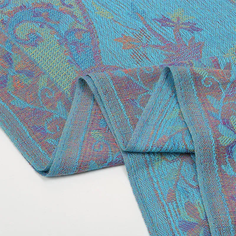 Tassel Blanket Design Thick Pashmina Shawl Wrap Scarf