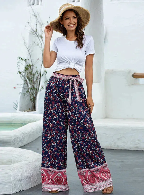 TastyHottie - LOOSE PRINTED WIDE-LEG PANTS