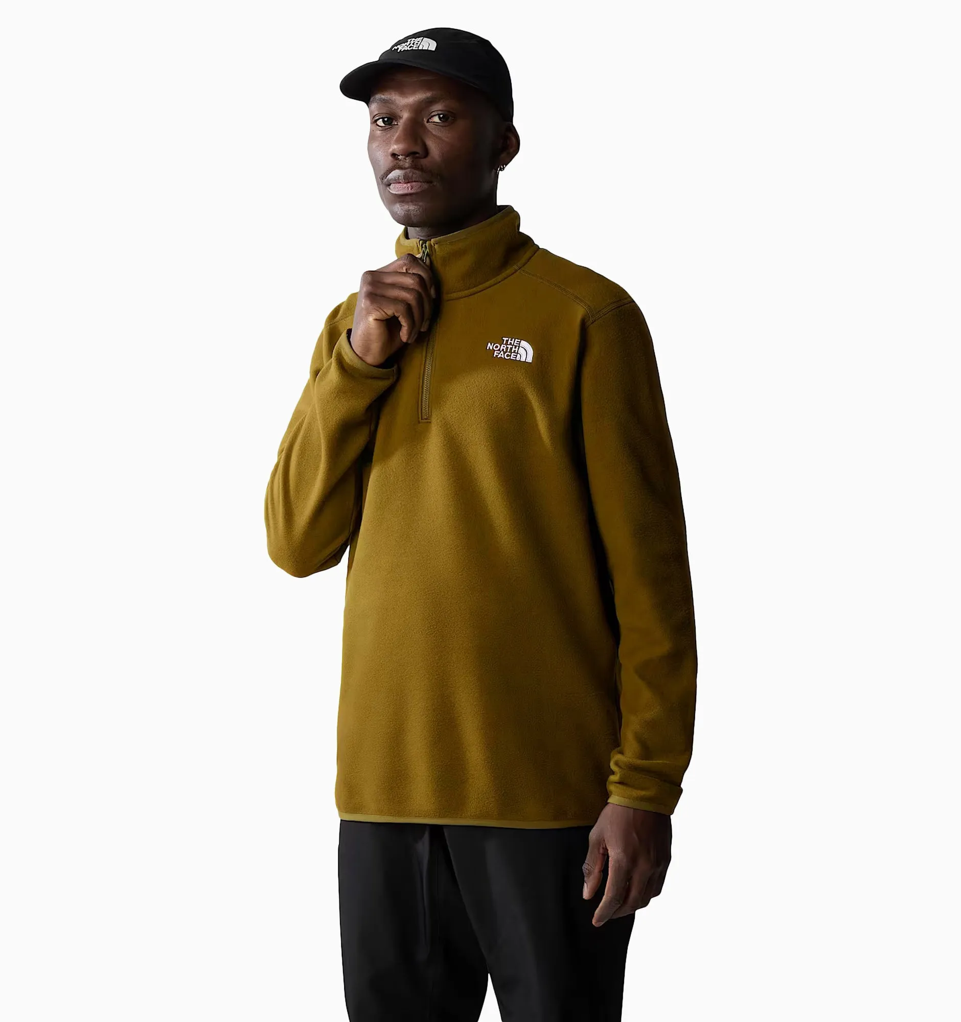 The North Face Men's 100 Glacier 1/4 Zip Fleece Jacket