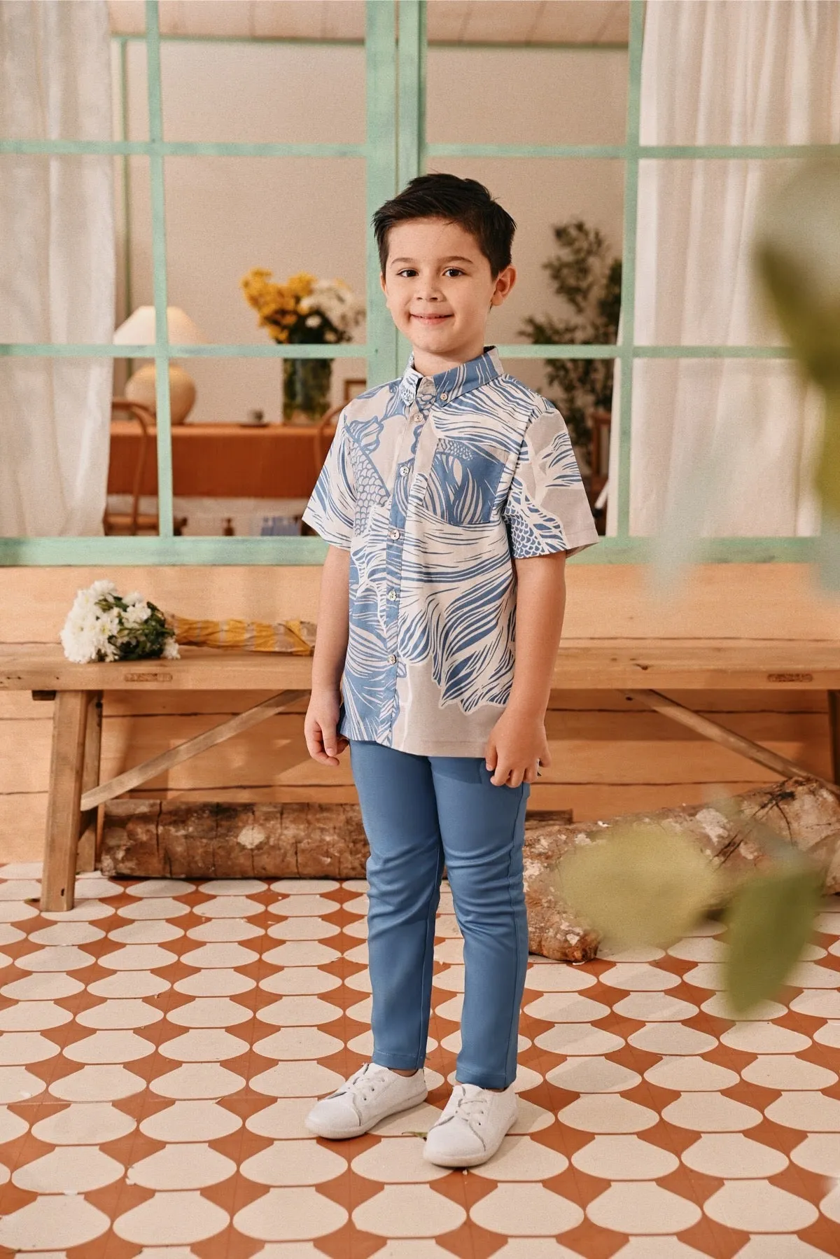 The Perfect Slim Fit Pants - Blue West