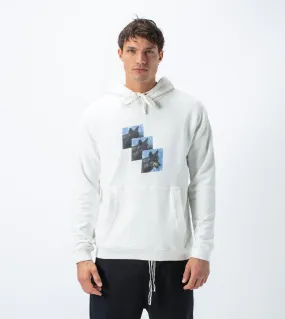 Three-Head Rugger Hood Sweat Milk - Sale