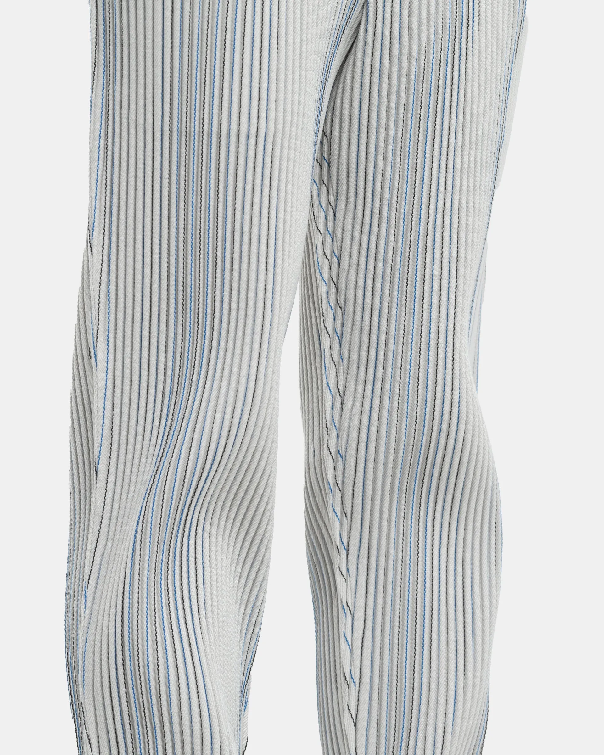 Tweed Pleated Pants in Ivory