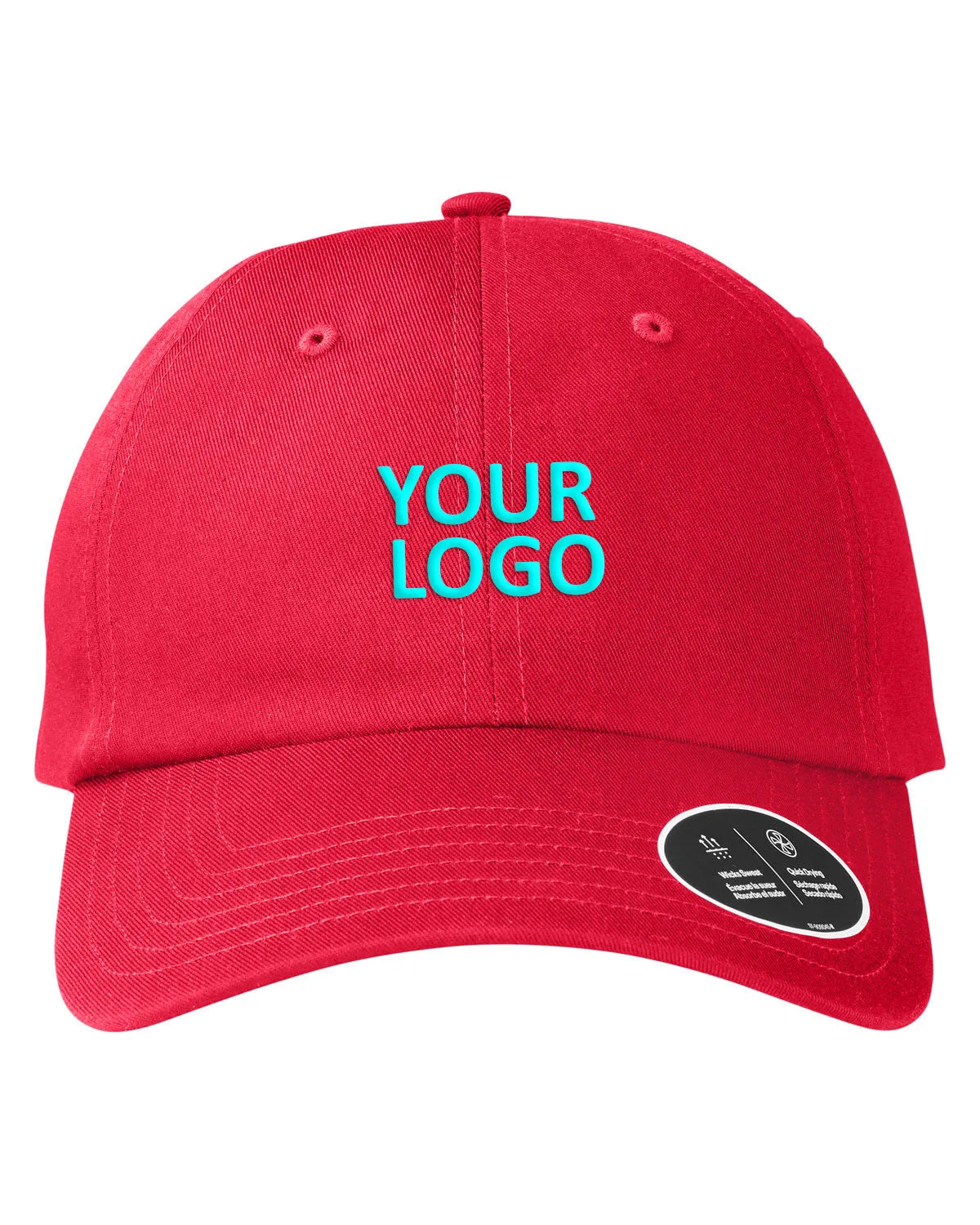 Under Armour Chino Customized Hats, Red