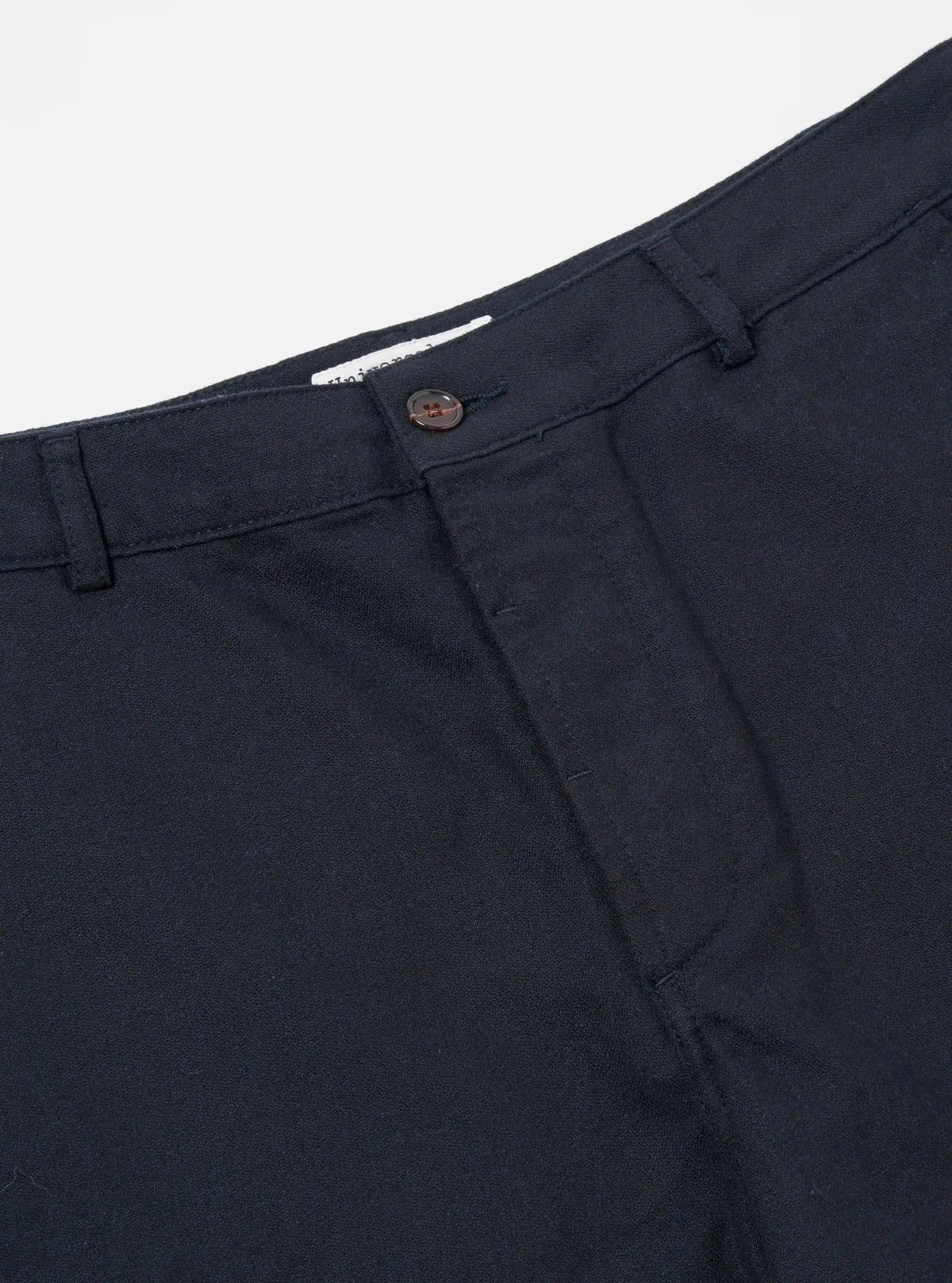 UNIVERSAL WORKS Military Chino in Navy Upcycled Italian Tweed