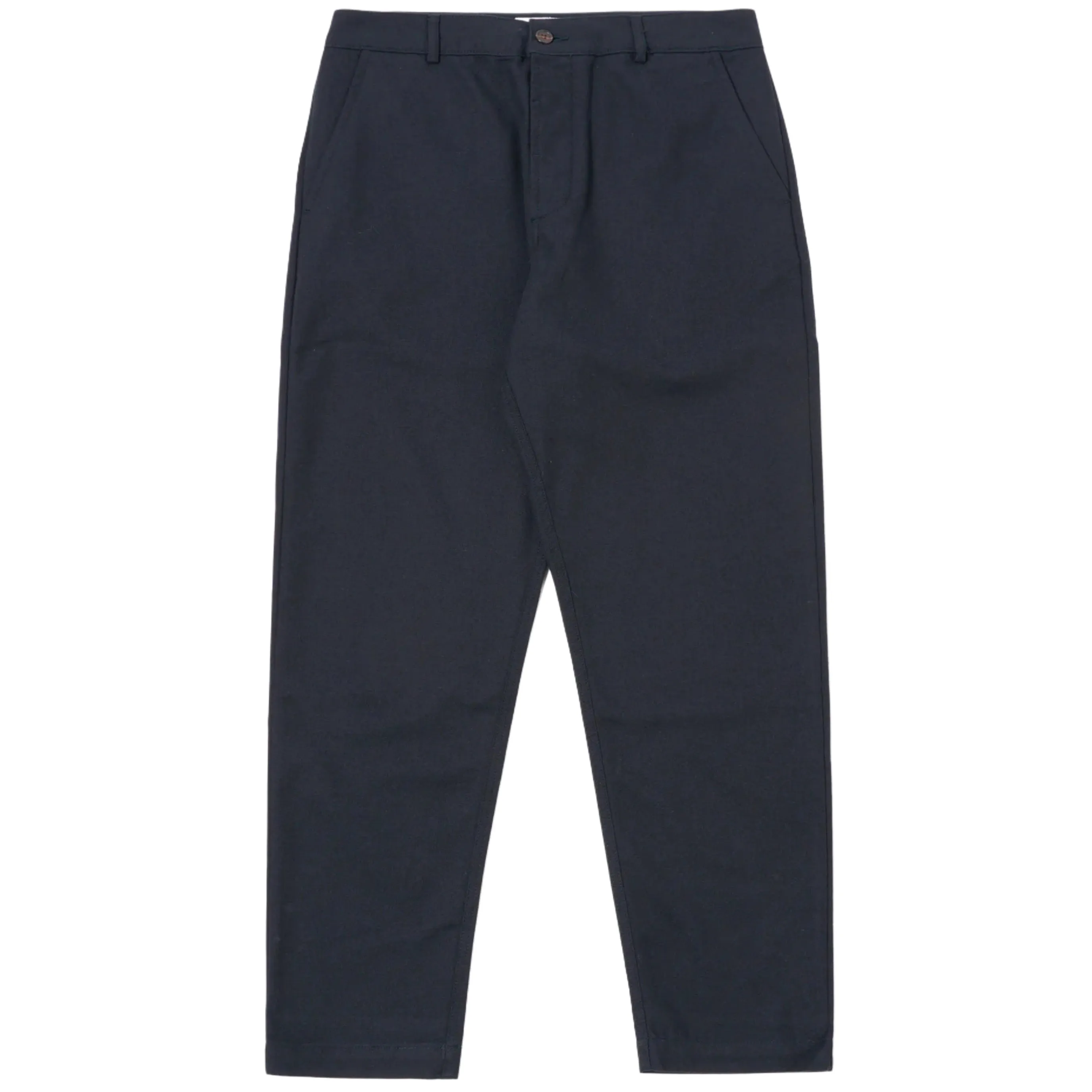 UNIVERSAL WORKS Military Chino in Navy Upcycled Italian Tweed