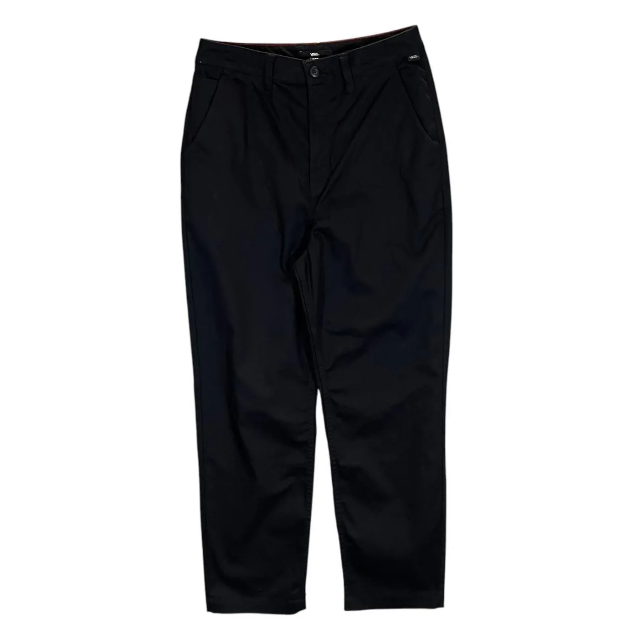VANS Classic Black Straight Leg Skater Chino Pants Trousers
