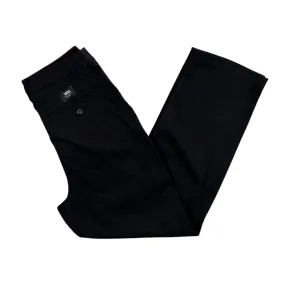 VANS Classic Black Straight Leg Skater Chino Pants Trousers