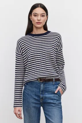 Velvet By Graham & Spencer Monica - Linen/Navy