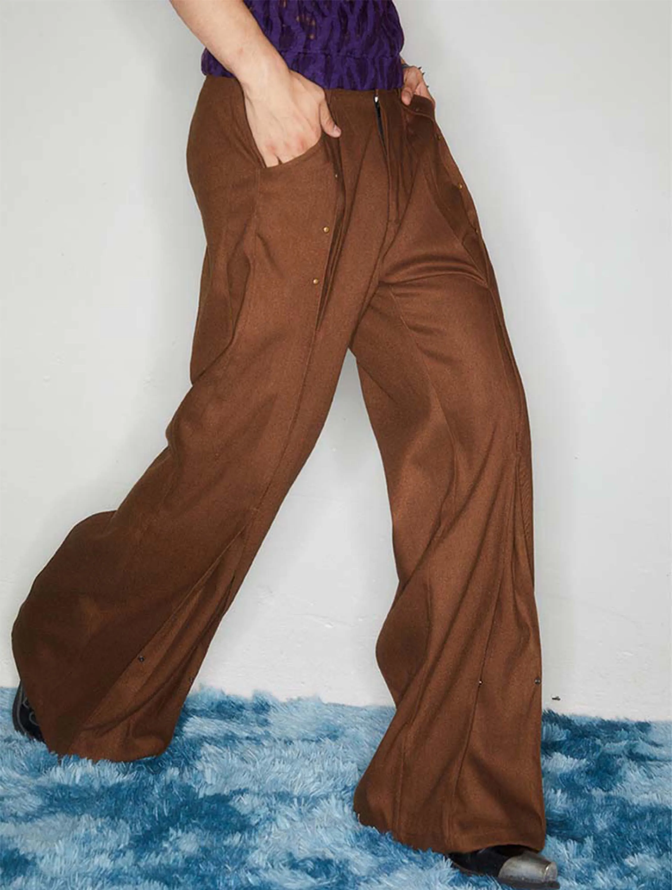 Vintage Workwear Tweed Pants
