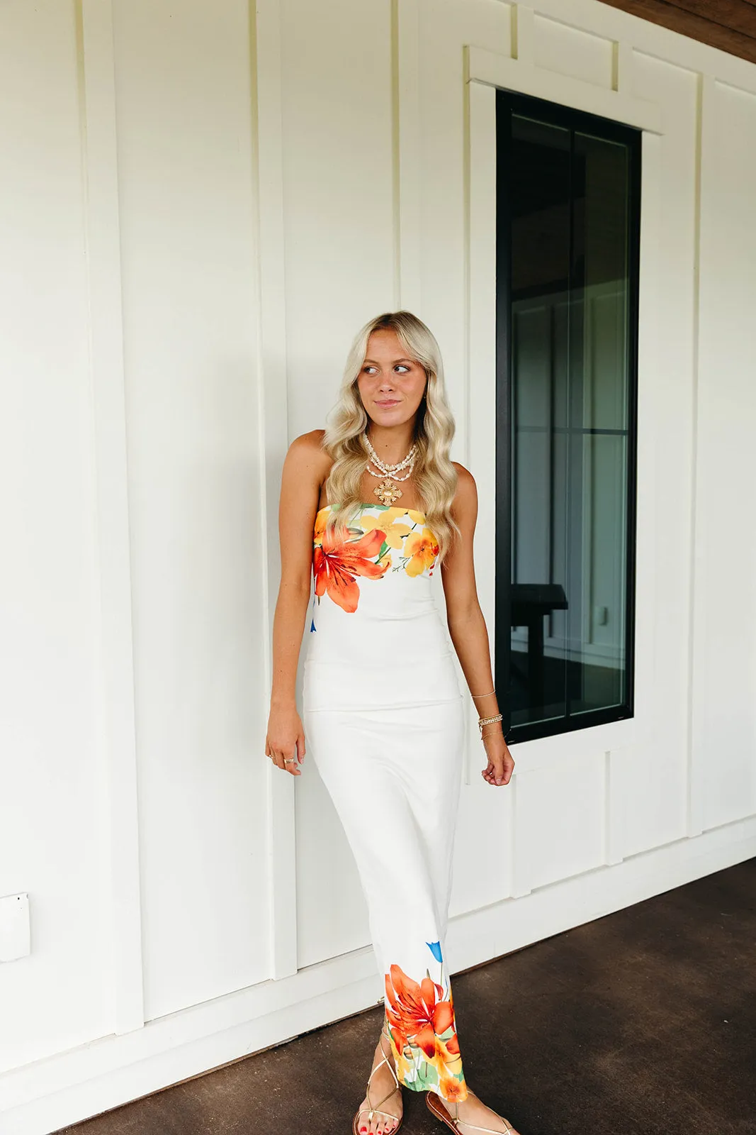 Well Dressed Maxi Dress - Off White