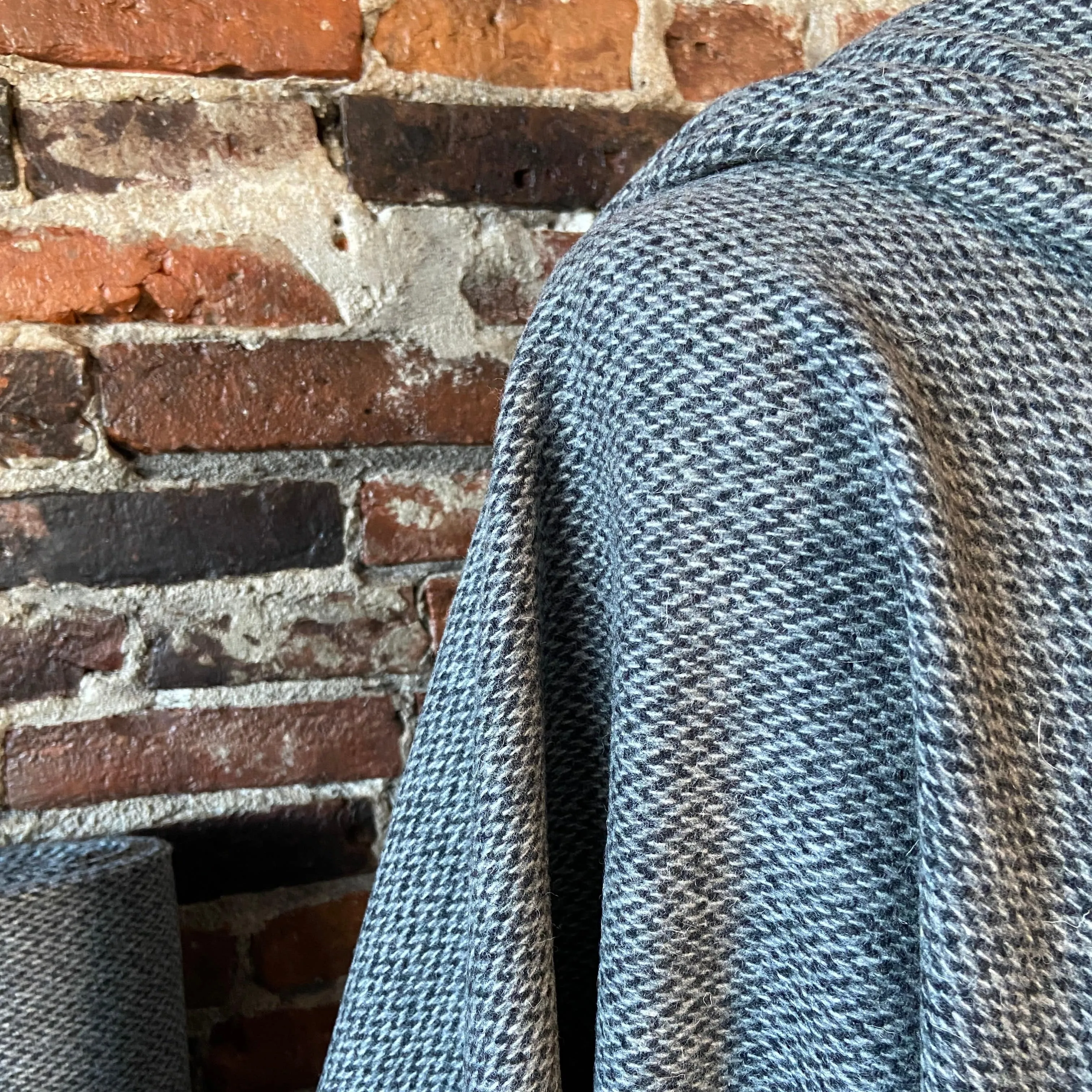 Wool Tweed in Gray