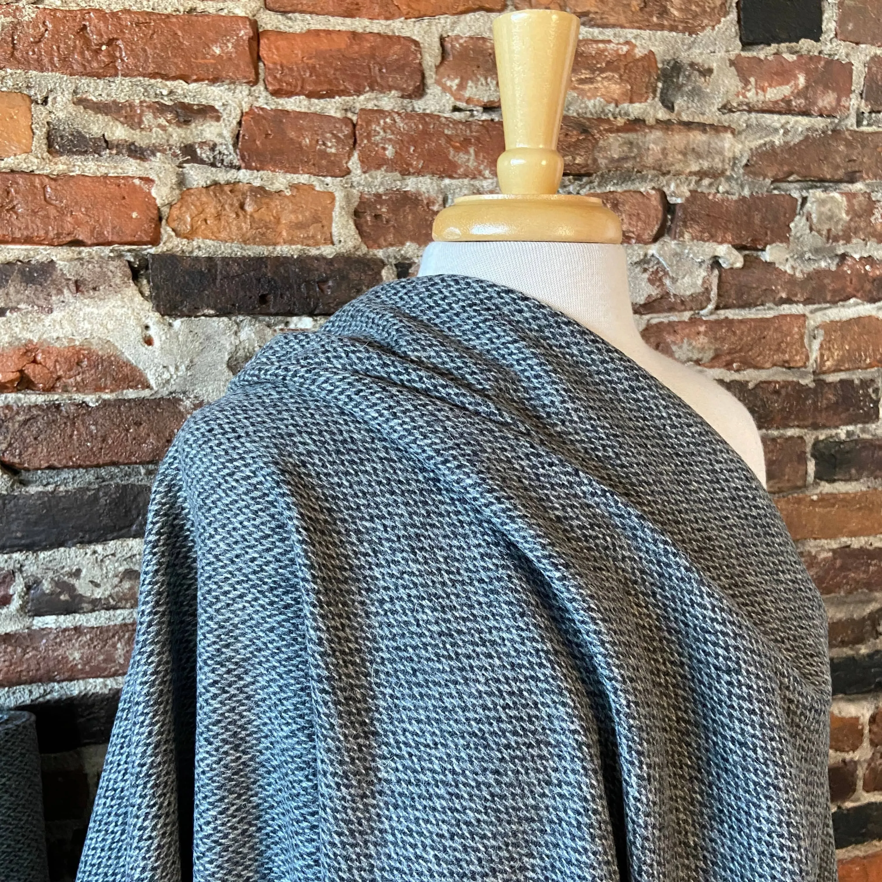 Wool Tweed in Gray
