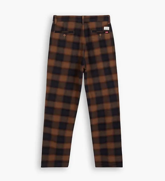 XX Chino Straight - Franco Shadow Plaid Rain Drum