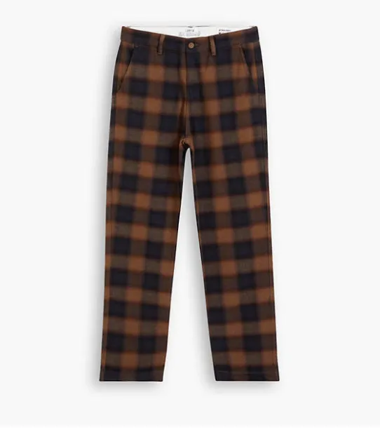XX Chino Straight - Franco Shadow Plaid Rain Drum